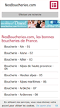 Mobile Screenshot of nosboucheries.com